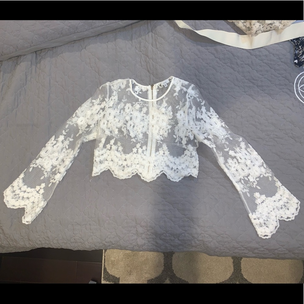 Lace Long Sleeve Top